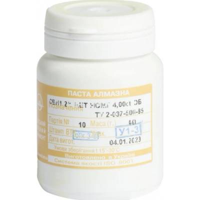 PDTOOL SUPERABRASIVES (POLTAVA) Diamantová pasta PDTools 14/10 40g