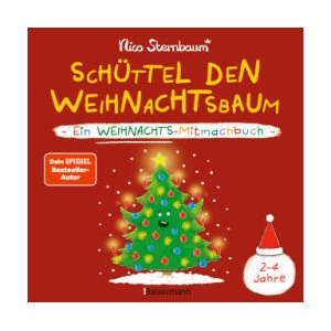Schüttel den Weihnachtsbaum. Ein Weihnachts-Mitmachbuch zum Schütteln, Schaukeln, Pusten, Klopfen und sehen, was dann passiert. Von 2 bis 4 Jahren | Nico Sternbaum (2023)