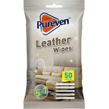 Pureven Leather Wipes čistiace obrúsky na kožu 50 ks