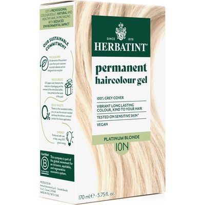 Herbatint na vlasy platinová blond 10N