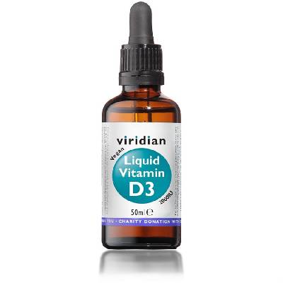 VIRIDIAN Luquid Vitamín D3 2000iu 50ml 50ml