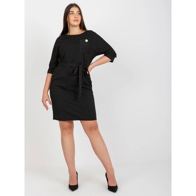 Šaty s opaskom LK-SK-507724.10 black