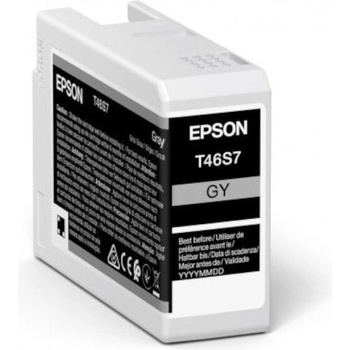 Epson T46S7 C13T46S700 сив (gray) оригинална касета (C13T46S700)