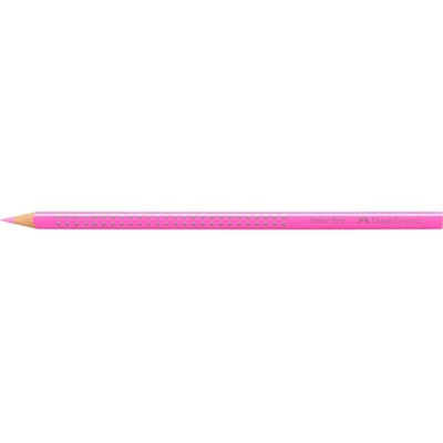 Faber-Castell Grip триъгълен неоново розов цветен молив FC112414 (FC112414)