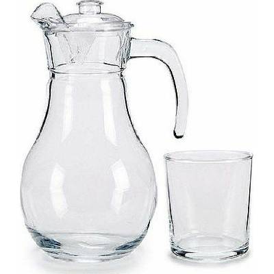 Vivalto Vivalto Sada sklenic Džbán Průhledné sklo 4 x 40 cl / 1,8 l 5 x