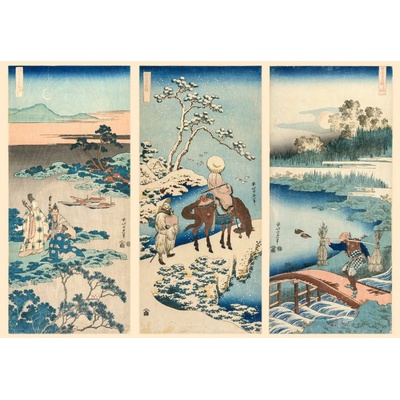Grafika - Puzzle Hokusai's Art - 1 000 piese