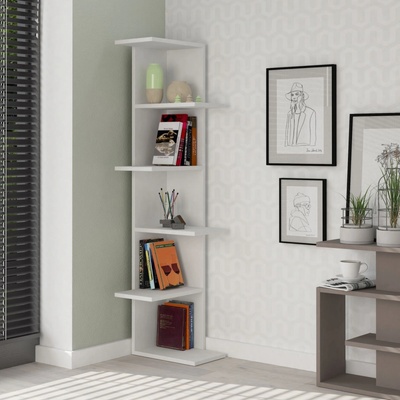 Hanah Home knižnica Saso biela