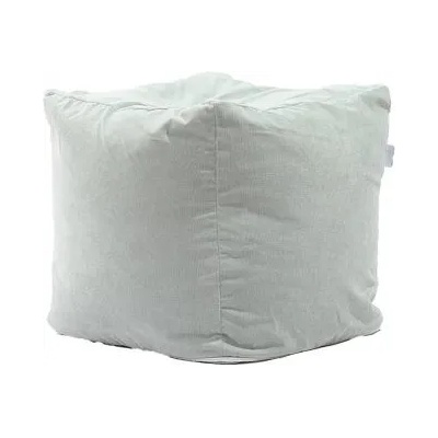 Pufrelax Пуф 130л. , Табуретка Куб XL - Ciel, Перящ се калъф, Гама Premium, Пълнеж от Полистиролни перли