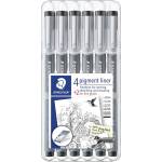 STAEDTLER Fineliner pigment liner асортимент (6) (308 SB6P)