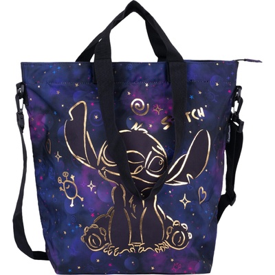 Colorino taška přes rameno Soho Stitch Gold PES fialová