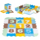 Tulimi Dětské pěnové puzzle 120x120cm, hrací deka, podložka na zem - barevná zvířátka