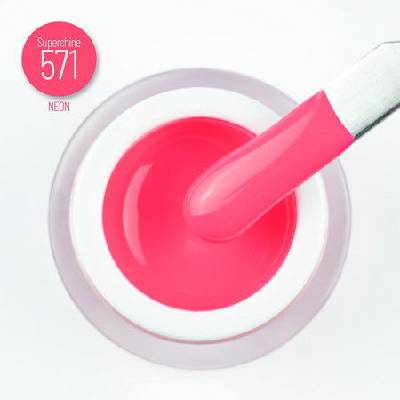 Moyra Supershine barevný gel Vivid Pink 571 5 g