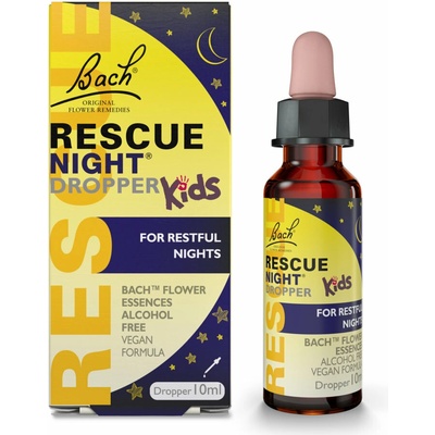 Nelsons Bachove esencie Rescue Night Krízové kvapky pre pokojný spánok 10 ml
