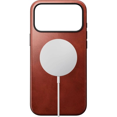 Nomad Modern Leather Case (Horween) MagSafe kožený kryt iPhone 17 Pro Max Olde Dublin
