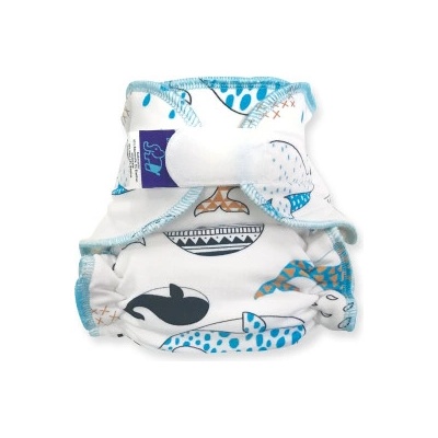 Bambi Roxy Nohavičková plienka 1-size SZ s kapsou Sea on White