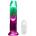 RealRock by Shots LED Vibrating Straight Cock - 6 / 15 cm - Transparent