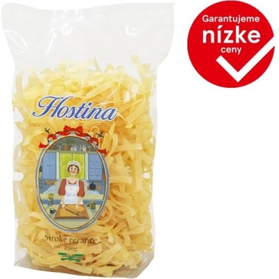 Hostina Široké rezance dvojvaječné pšeničné cestoviny sušené 250 g