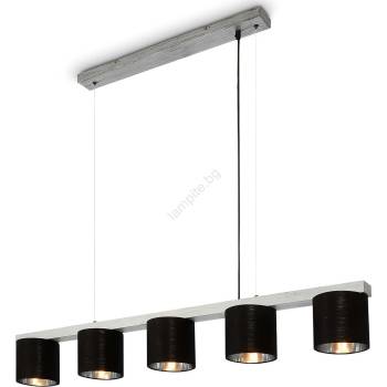 Image 1 of Briloner - Пендел LURI 5xE14/25W/230V каучуково дърво (BL1346)