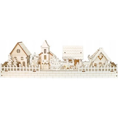 DOMMIO Vesnička LED, 2 × AA, 12 × 40 cm