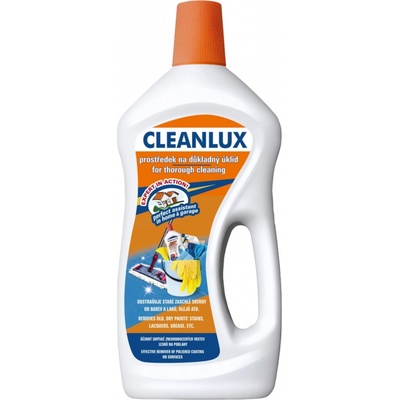 Cleanlux odstraňuje zvyšky polymérových povrchových úprav z povrchov, pre dokonalý úklid po rekonštrukciách, úklid v garáži 750 ml