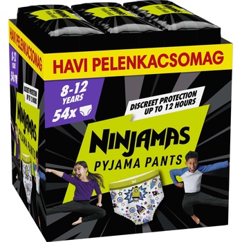 Pampers Ninjamas Pyjama Pants месечен пакет пелени 27-43kg XL 8 - Космически кораб (54бр. ) (8006540630563)