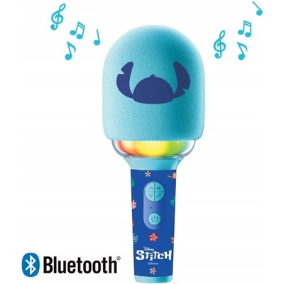 Disney Stitch Karaoke mikrofon včetně LED světel