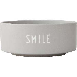 Design Letters Купа за закуски Snack Smile сива (10204010CLGRSMILE)