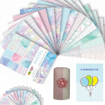 Happy Color BLOK S MOTÍVMI Pastel A4 80g 15 listov