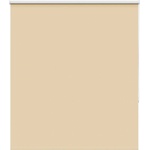 vidaXL Ролкова щора Blackout Бежова 125x175 cm Ширина на плата 121, 6cm (4010769)