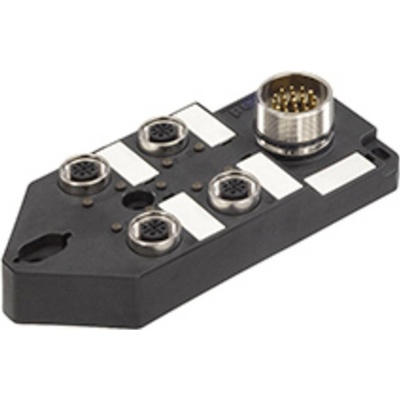 Molex Molex WOD Industrial Solution 1202480033 pasivní box senzor/aktor rozdělovač se zásuvkou M12 1 ks Piece