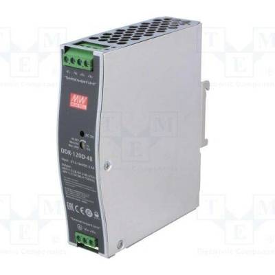 MEAN WELL DDR-120D-48 Měnič: DC/DC; 120W; Uvst: 67,2÷154VDC; Uvýst: 48VDC; Ivýst: 2,5A