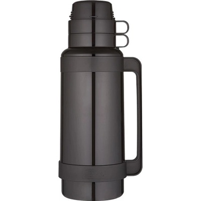 Thermos skleněná termoska se dvěma šálky 1,8 l černá