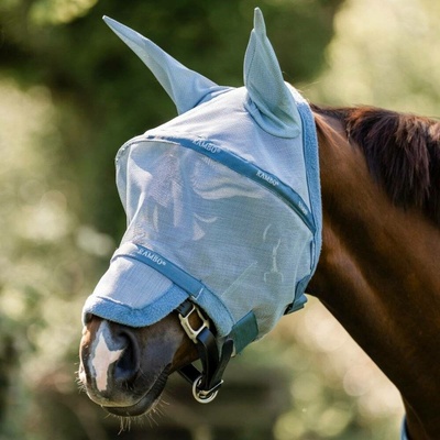 Rambo Maska proti mouchám Horseware Plus Heather Blue – Sleviste.cz