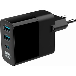 Gembird TA-UC-PDQC30LCD-BK-02