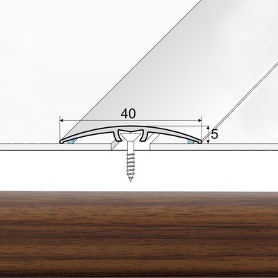 Effector A64 Prechodový profil Teak indický 2,7 m