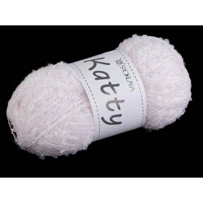 Pletací příze nopková Katty 100 g Varianta: 2 růžová lasturová, Balení: 1 ks 60556/156577/280608
