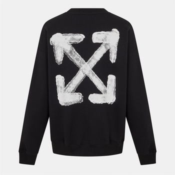 Off White Блуза Off White Men's Skate Graphic Relaxed Fit Crew Sweatshirt - Black-White