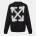 Off White Блуза Off White Men's Skate Graphic Relaxed Fit Crew Sweatshirt - Black-White