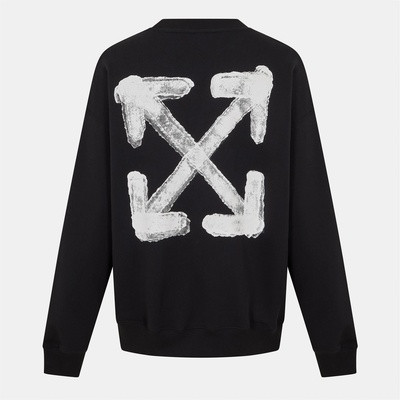 Off White Блуза Off White Men's Skate Graphic Relaxed Fit Crew Sweatshirt - Black-White