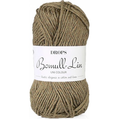 Příze DROPS Bomull-Lin 05 - hnědá