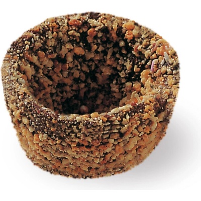 Pastry vaflová miska v kakaové polevě s amaretto křupinkami 4,5cm v.2,1cm 18ks