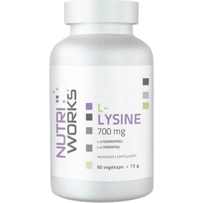NutriWorks L-Lysine 700 90 kapsúl