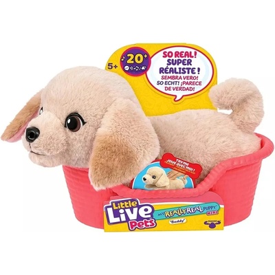 Moose Интерактивна плюшена играчка Moose Little Live Pets - Really Real Puppy, лабрадорът Бъди (26650)