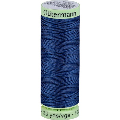 Stoklasa Polyesterové nitě Gütermann Jeans návin 30 m Balení: 1 ks, Varianta: 214 modrá pařížská 214 modrá pařížská