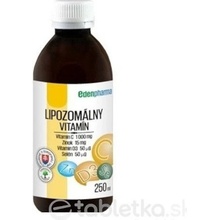 EdenPharma LIPOZOMÁLNY Vitamín C + Zn + D3 + Se 250 ml