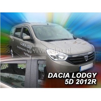 HEKO Ветробрани за dacia lodgy (2012-2021) 5 врати - 4бр. предни и задни