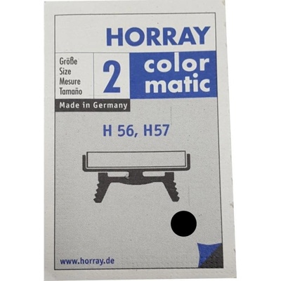 Horray Razítkovací polštářek H56-6m typ 2 černý – Zboží Mobilmania