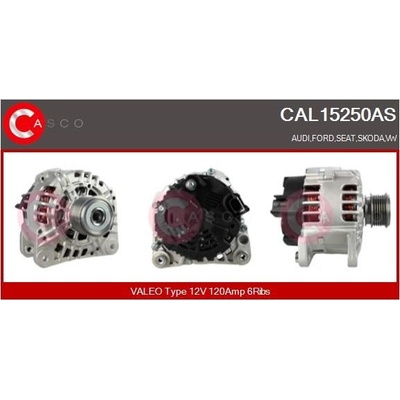 ALTERNATOR 12V 120A CAL15250AS