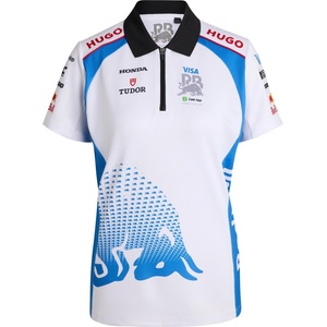 Hugo Дамска блуза с яка Hugo H Racing Bulls F1 2025 Polo Shirt Womens - White