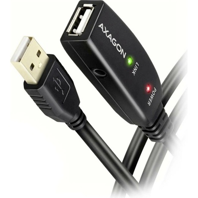 Axagon ADR-215 USB 2.0 A-M -> A-F aktivní prodlužovací / repeater, 15m